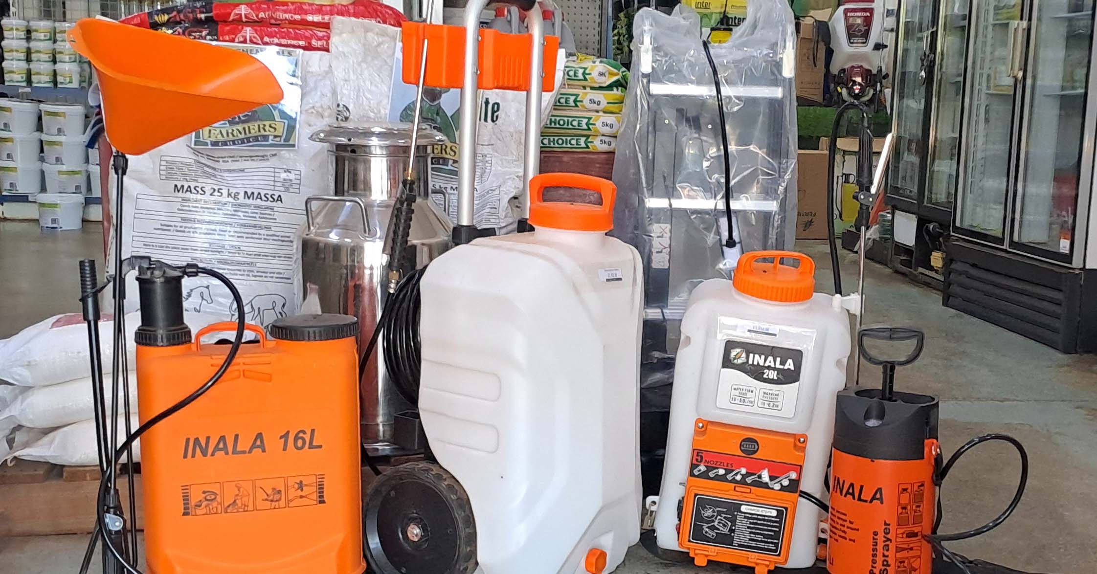 They have a range of sprayers from manual sprayers to electrical sprayers from Inala. Nutri Tubs are a livestock feed supplement, specifically designed as weather-resistant, molasses-based blocks for ruminants like cattle and sheep. (Courtesy pics)